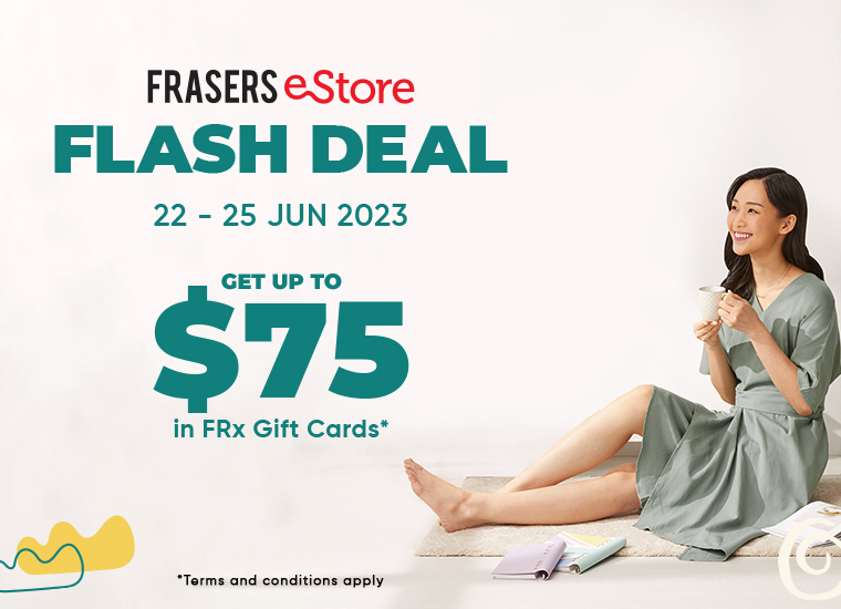 Unlock Your June Bonus: Score up to $75 on Frasers eStore!